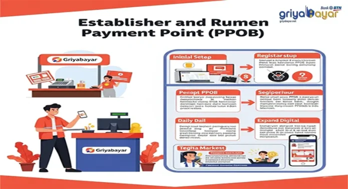 Cara Menjalankan Kios Payment Point (PPOB) Griyabayar di Indonesia